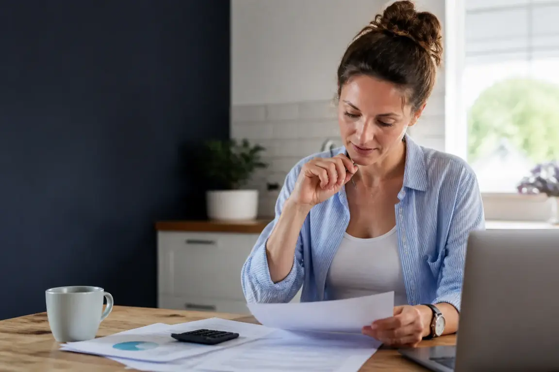 Une conseillère explique le choix de la franchise LAMal à un client dans un bureau lumineux